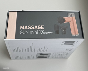 MASSAGE GUN mini Premium , Black / Pink (4 фото из 4)