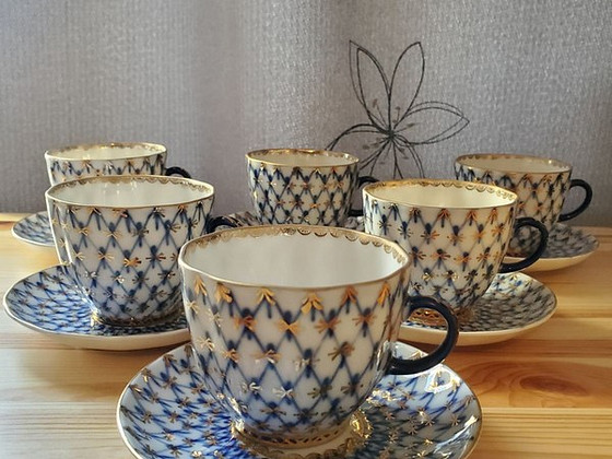 Lomonosov porcelain Cobalt võrk
