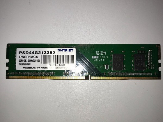 PATRIOT DDR4 4GB 2133 MHz CL 15