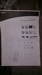 Katrin System rullirätikuhoidja valge 90045 (2 foto / 4)