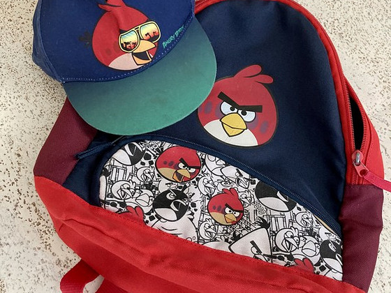 Рюкзак Angry Birds, шапочка