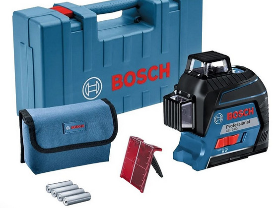 Лазерный уровень BOSCH GLL 3-80 Professional + Чемодан