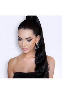 Clip in Ponytail / Luxury / Jet Black UUED (1 foto / 3)