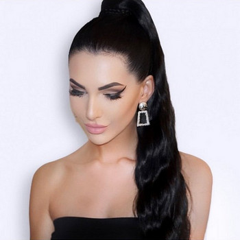 Clip in Ponytail / Luxury / Jet Black UUED