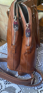 Beautiful leather bag (3 foto / 10)