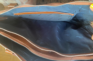 Beautiful leather bag (7 foto / 10)