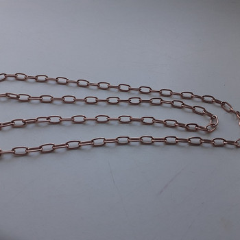 Pandora lülidega 14 ct roosa kullaga kaetud kett 50 cm