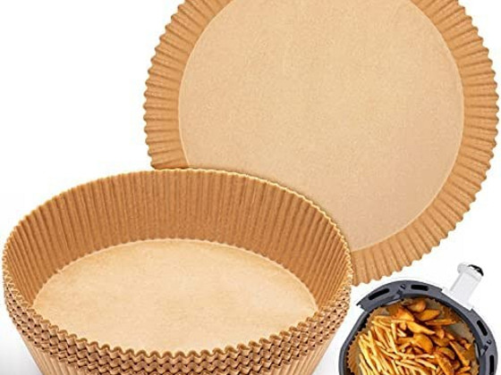 Suur Kuumaõhufritüüri sobilikud küpsetuspaberid, 50tk Ø20cm