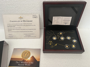7 Wonders of Ancient World 24CT gold. Windsor mint. (1 foto / 7)