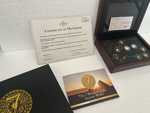 7 Wonders of Ancient World 24CT gold. Windsor mint. (3 foto / 7)