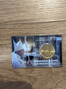 Vatican 0,50€ coin card 13 (1 foto / 2)