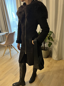 Sheepskin coat XS dark brown (1 foto / 5)