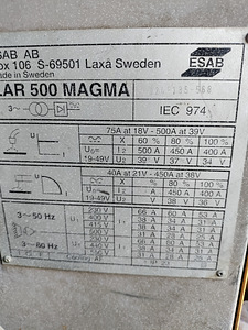 Esab poolautomaatne keevitusmasin (3 foto / 4)