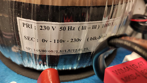 Galvaaniline isolatsioonitrafo 230 V / 1000 W (5 foto / 7)