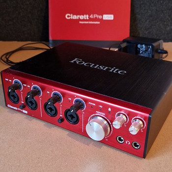 Focusrite Clarett 4Pre USB helikaart