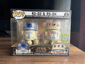 Funko Pop R2-D2 и R5-D4 (Galactic Convention Exc) (1 фото из 2)