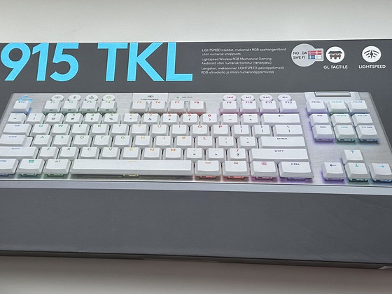 Logitech G915 TKL Tactile SWE , White