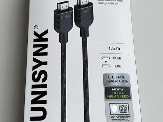 Unisynk HDMI to HDMI 8K Cable , 1.5m