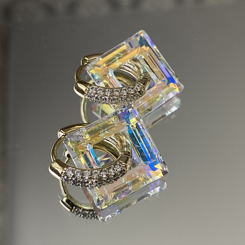 Серьги с подвесками Swarovski
