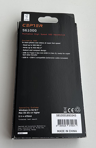 CEPTER S6 EXTERNAL SSD 1 TB (2 фото из 3)