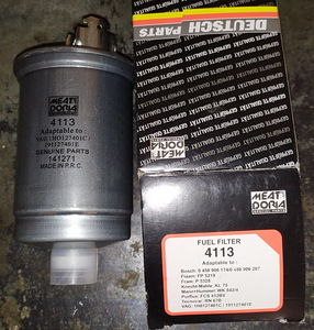 Kütusefilter Meat&Doria 4113 Volkswagen Audi Seat 1HO127401C (2 foto / 3)