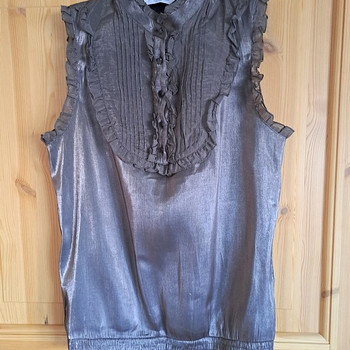 Ilus metallik pruun New Looki pluus, L