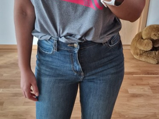 UUED! Reserved denim high waist teksad. Джинсы новые