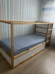 Детская кровать Ikea KURA 90х200см (7 фото из 8)
