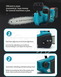 Новая аккумуляторная цепная пила Makita аналог 18V (7 фото из 10)