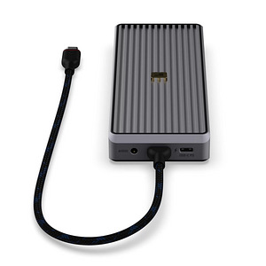 Unisynk 12 Port Dual Display USB-C Hub 8K Pro , Grey (5 фото из 8)