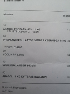 Müüa gaasikomplekt (3 foto / 4)