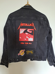 Продам джинсовую куртку metallica kill 'em all (1 фото из 2)
