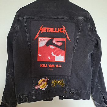 Продам джинсовую куртку metallica kill 'em all