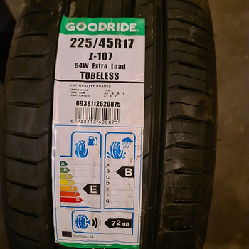 Летняя резина Goodride Z-107, 225/45/r17