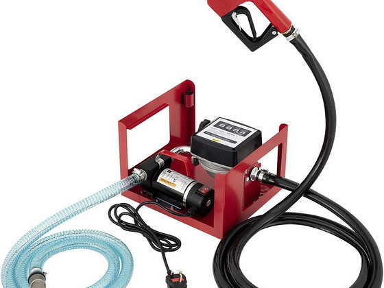 DIISLI KÜTUSEPUMP / TANKUR 230V 40L/min püstoliga lugejaga
