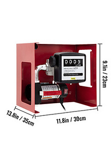 DIISLI KÜTUSEPUMP / TANKUR 230V 40L/min püstoliga lugejaga (7 foto / 8)