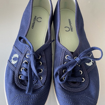 Кроссовки синие Fred Perry