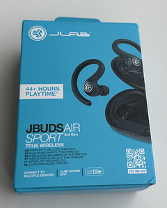 JLab JBuds Air Sport 3rd Gen True Wireless Black (1 фото из 5)