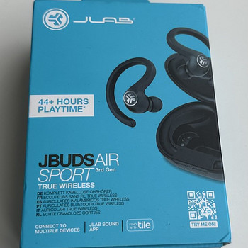 JLab JBuds Air Sport 3rd Gen True Wireless Black