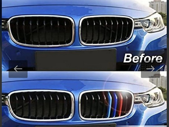 Передняя решетка радиатора bMW F10 F11 Брови