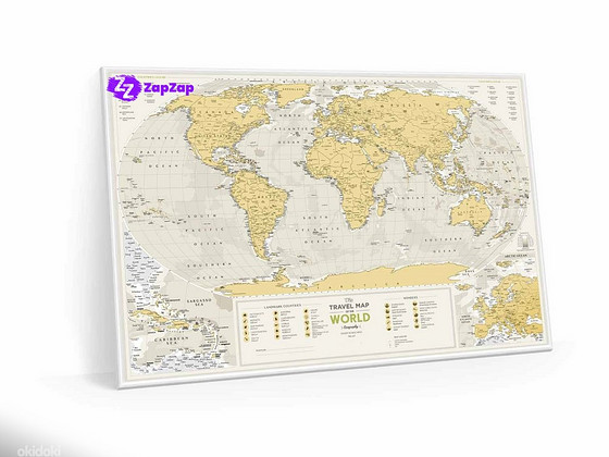 Скретч карта мира Geography world