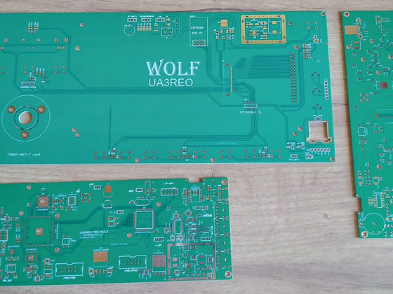 Печатные платы для сборки трансивера WOLF