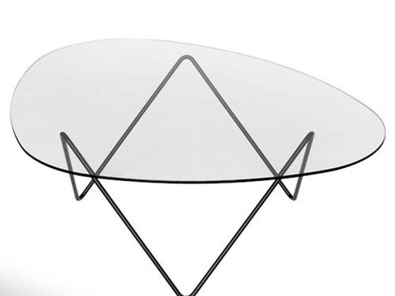 Pedrera coffee table, black (Heas seisundis)