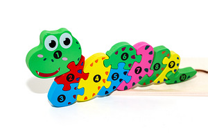 Puidust laste 3D pusle madu (2 foto / 3)