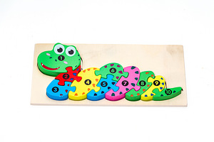 Puidust laste 3D pusle madu (3 foto / 3)
