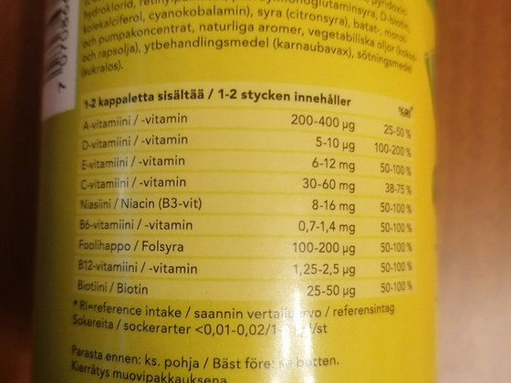 Витамины €10