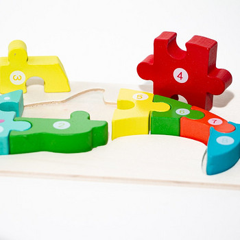 Puidust laste 3D pusle Delfiin, 10 tk uus