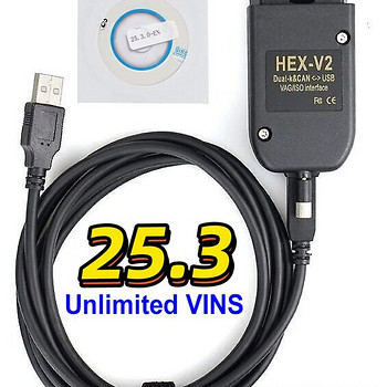 VCDS 25.3 VAG диагностический инструмент + программное обе