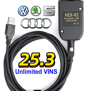 VCDS 25.3 VAG diagnostikaseade + tarkvara (KOHE OLEMAS!)