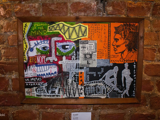 Kunstiteos "Salander", segatehnikas - Heiko Paju